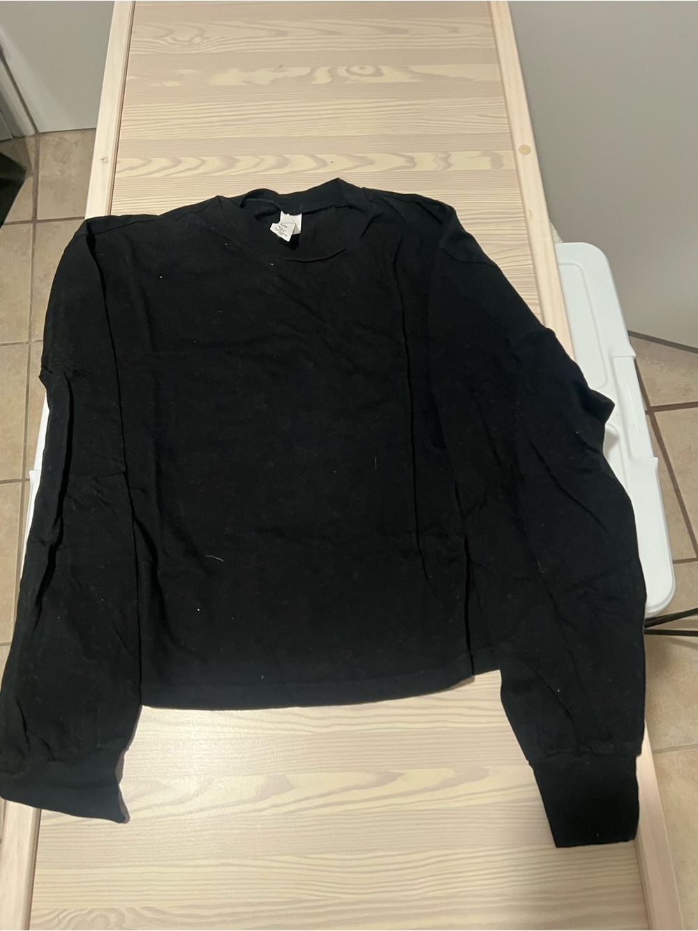 Classic Black Crewneck Sweatshirt